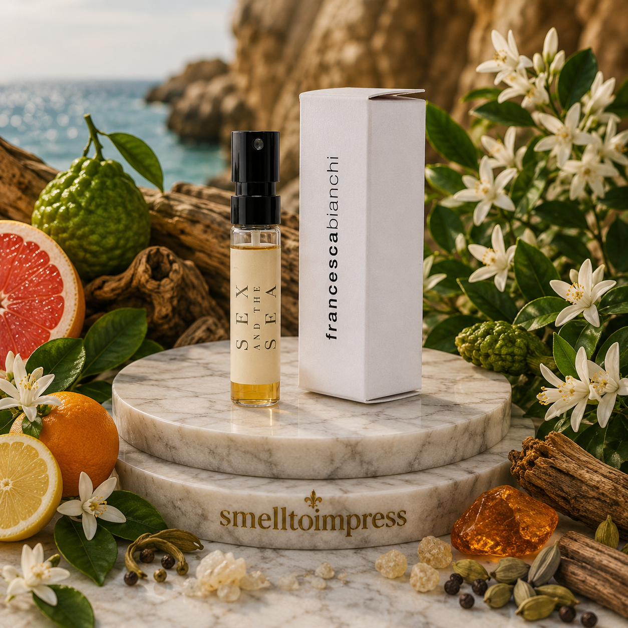 Francesca Bianchi Sex and the Sea Neroli 公式香水サンプル 1.5 mL 0.07 fl. oz の画像