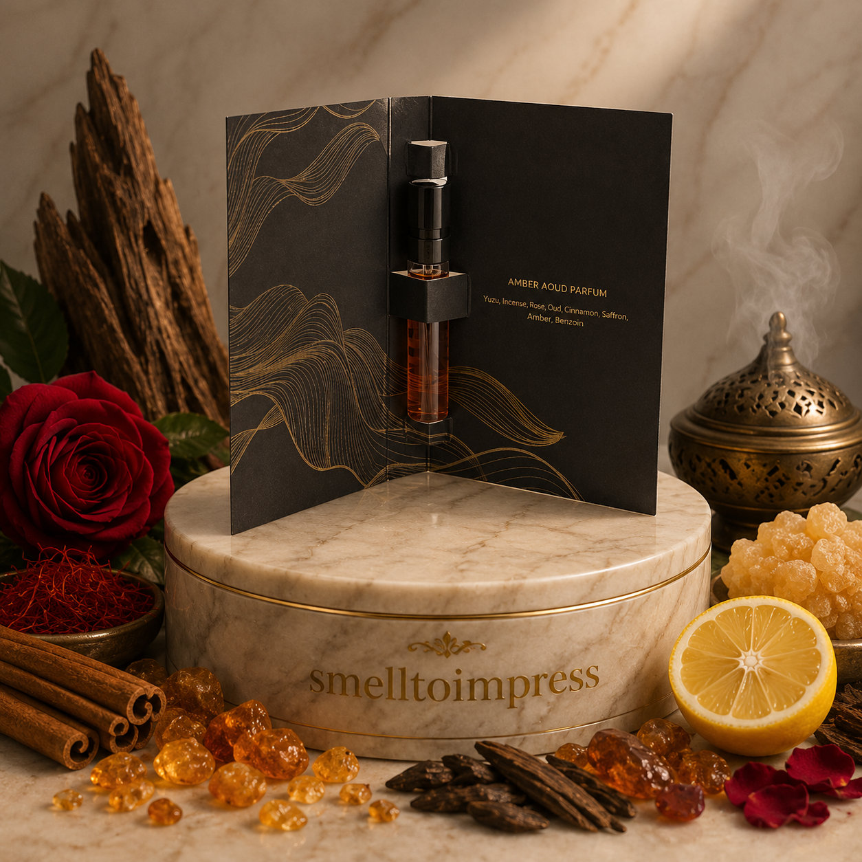 Roja Amber Aoud 2 mL 0.06 fl. oz. 公式香水サンプルの画像