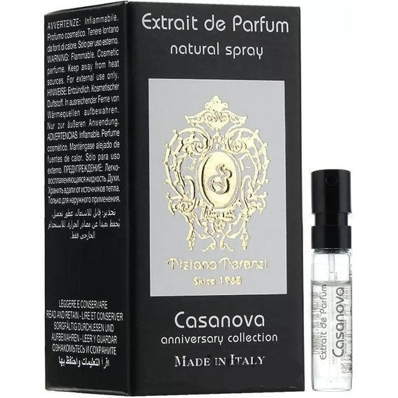 TIZIANA TERENZI Casanova Extrait de parfum 0.05 OZ 1.5 ML 公式香水サンプル