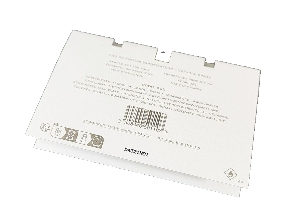 クリード ロイヤル ウード EDP 2ml 0.06 fl. oz. 香水サンプル