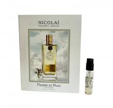 Nicolai Poudre de Musc フレグランスの公式香水サンプル 1.8ml 0.07 oz.