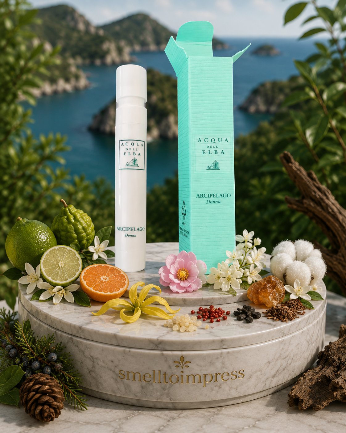 Acqua dell' Elba Arcipelago Donna 公式香水サンプル 1.2 mL 0.04 fl. oz の画像