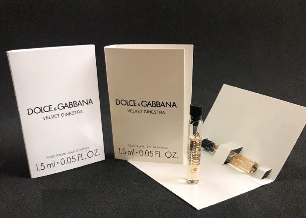ドルチェ＆ガッバーナ ベルベット ジネストラ 1.5ml 公式香水サンプル