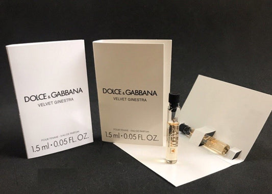 ドルチェ＆ガッバーナ ベルベット ジネストラ 1.5ml 公式香水サンプル