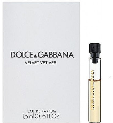 ドルチェ＆ガッバーナ ベルベット ベチバー 1.5ml 公式香水サンプル