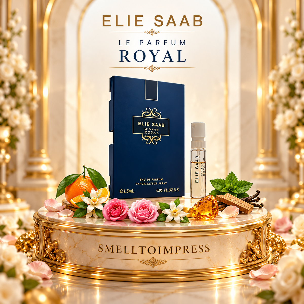 Elie Saab Le Parfum Royal 公式香水サンプル 1.5 mL Smelltoimpressによる画像