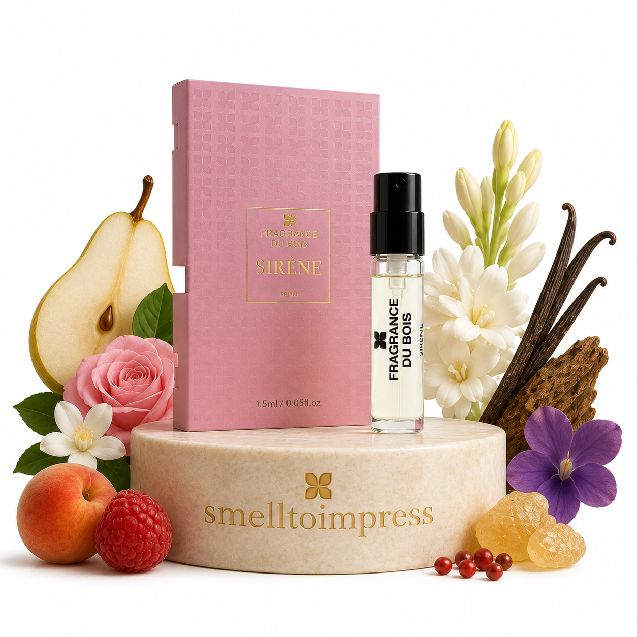 フレグランス デュ ボア シレーヌ プリヴェ 1.5 mL 0.05 fl. oz. 公式香水サンプルの画像