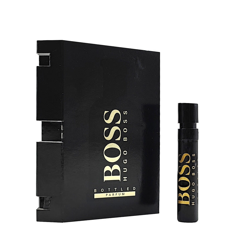 ヒューゴ ボス ボトルド パルファム 1.2ml 0.04 fl. oz の公式香水サンプル。