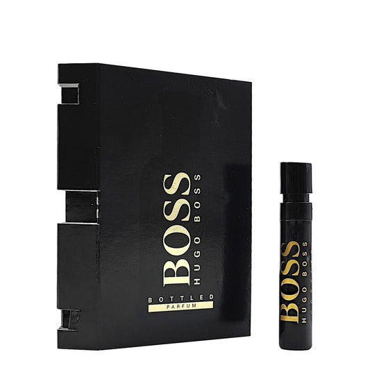 ヒューゴ ボス ボトルド パルファム 1.2ml 0.04 fl. oz の公式香水サンプル。