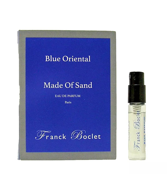 フランク・ボクレの公式香水サンプル「Made Of Sand」1.5ml 0.54オンス