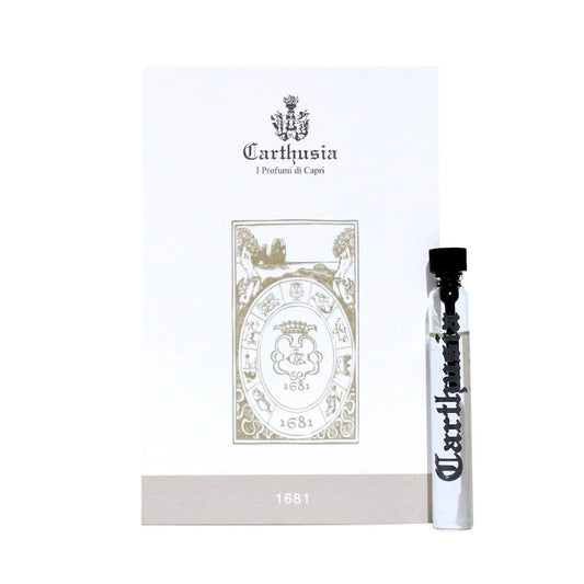 Carthusia 1681の公式香水サンプル、サイズ2ml、0.06オンス、Carthusia 1681の公式香水サンプル2ml
