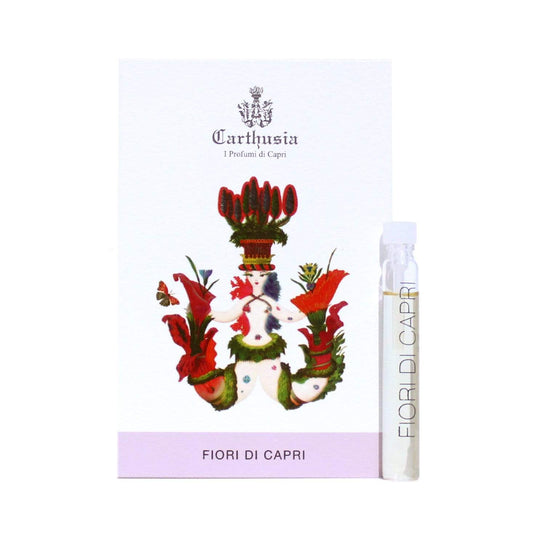 カルトゥージア フィオーリ ディ カプリの公式香水サンプル サイズ 2ml 0.06 オンス。