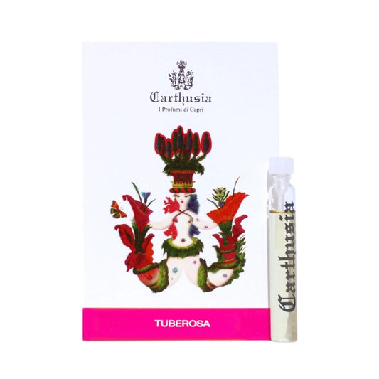 Carthusia Tuberosa の公式香水サンプル、サイズ 2ml 0.06 オンス。