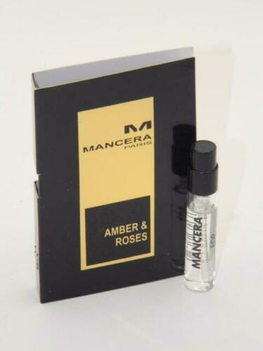 Mancera AMBER AND ROSES 公式香りサンプル 2ml 0.06 fl. oz.