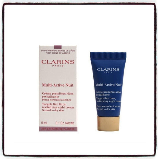 クラランス マルチアクティブ ニュイ ミニスキンケアサンプル 5ml 普通肌～乾燥肌