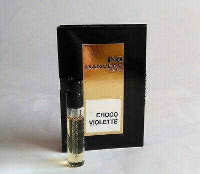 マンセラ チョコ ヴィオレット 公式サンプル 2ml 0.07 fl.オンス、マンセラ チョコ バイオレット 2ml 0.06 fl。オンス公式香水サンプル