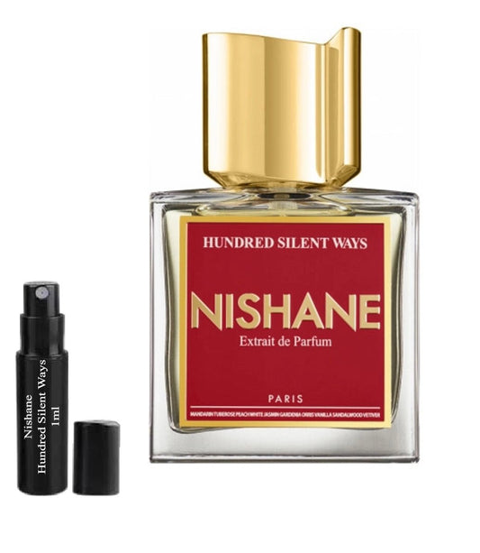 Nishane Hundred Silent Ways 1ml 0.03 fl. o.z. 香水サンプル、Nishane Hundred Silent Ways 1ml 0.03 fl. o.z. 液量オンス公式香水サンプル、Nishane Hundred Silent Ways 1ml 0.03 fl. o.z. парфюмна проба、Nishane Hundred Silent Ways 1ml 0.03 fl. o.z. échantillon de parfum、Nishane 