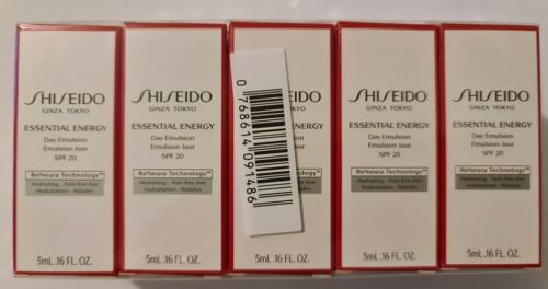 資生堂 エッセンシャル エナジー デイ クリーム SPF 20 ミニサンプル 5ML 0.17 オンス