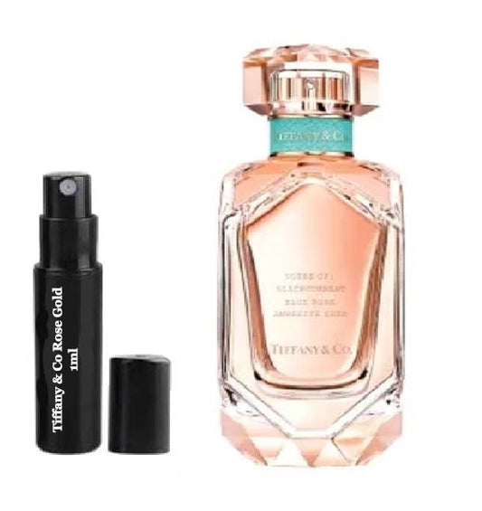TIFFANY & CO ローズゴールド 香水サンプル、TIFFANY & CO ローズゴールド サンプル 1ml、Tiffany & Co ローズゴールド 香りサンプル